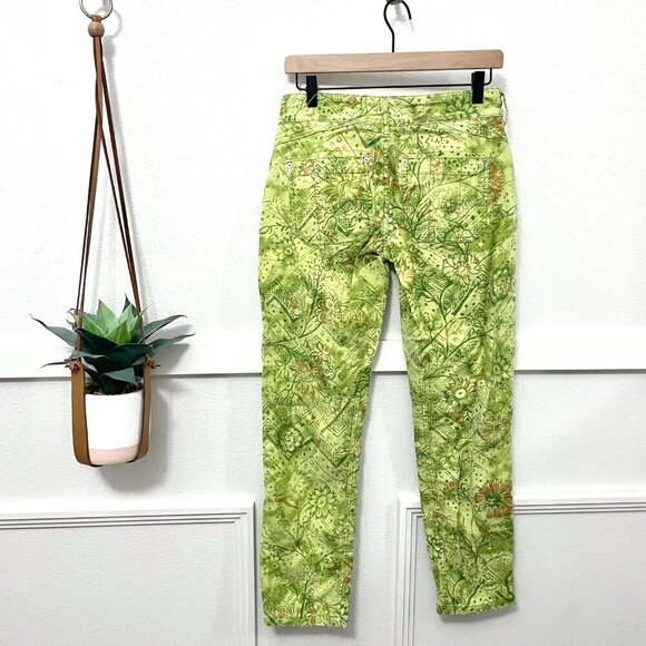 Anthropologie Pilcro and the Letterpress Green The Wanderer Pants Low Rise 26 - Picture 4 of 8